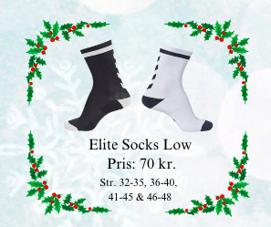 Elite Indoor Socks Low - Juletilbud