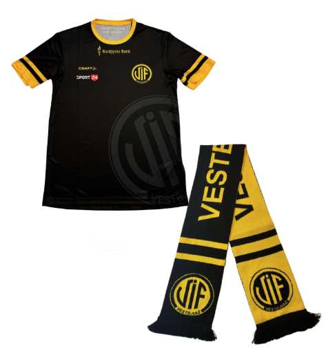 Vestbjerg IF Halstørklæde + T- Shirt Voksen